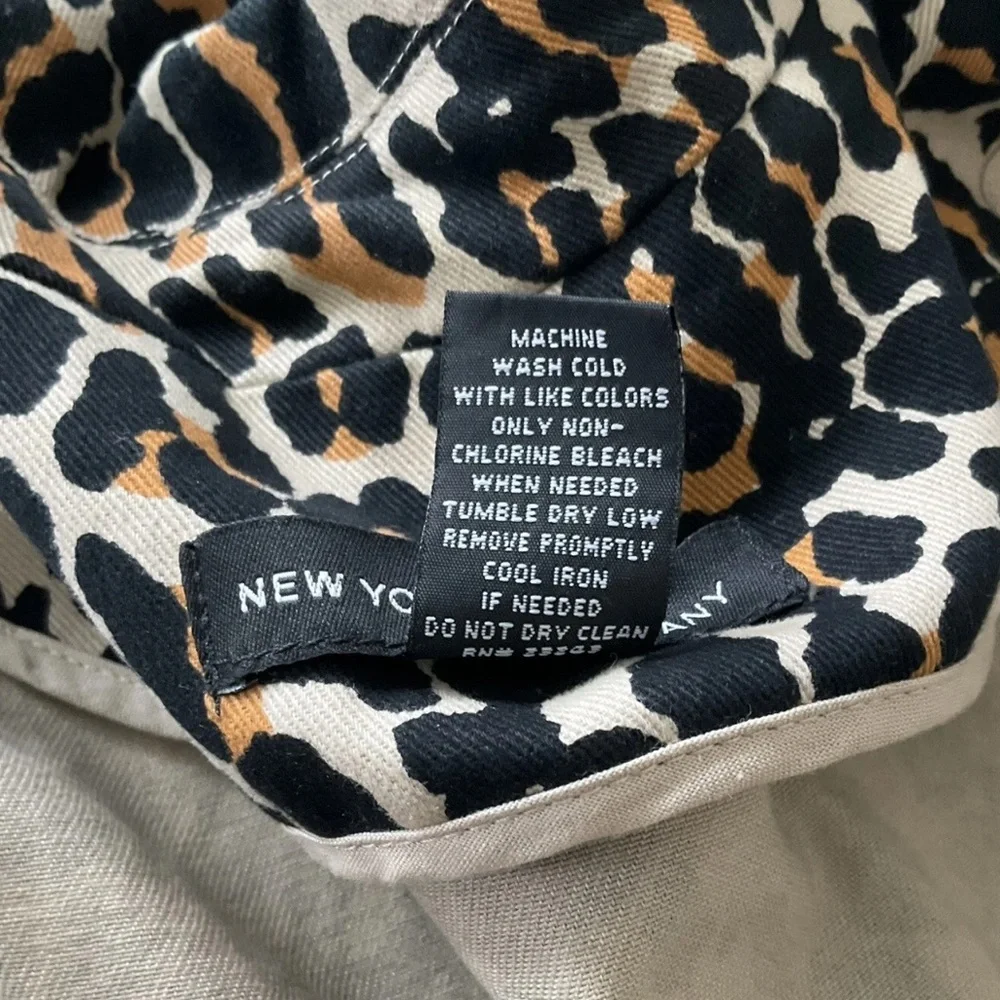 New York & Company Leopard Print Jacket Women’s Size L - Picture 6 of 8